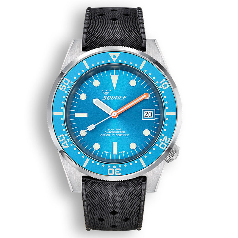 Squale 1521 Ocean COSC Certified Chronometer 500 meter Dive Watch #1521COSOCN.HT zoom