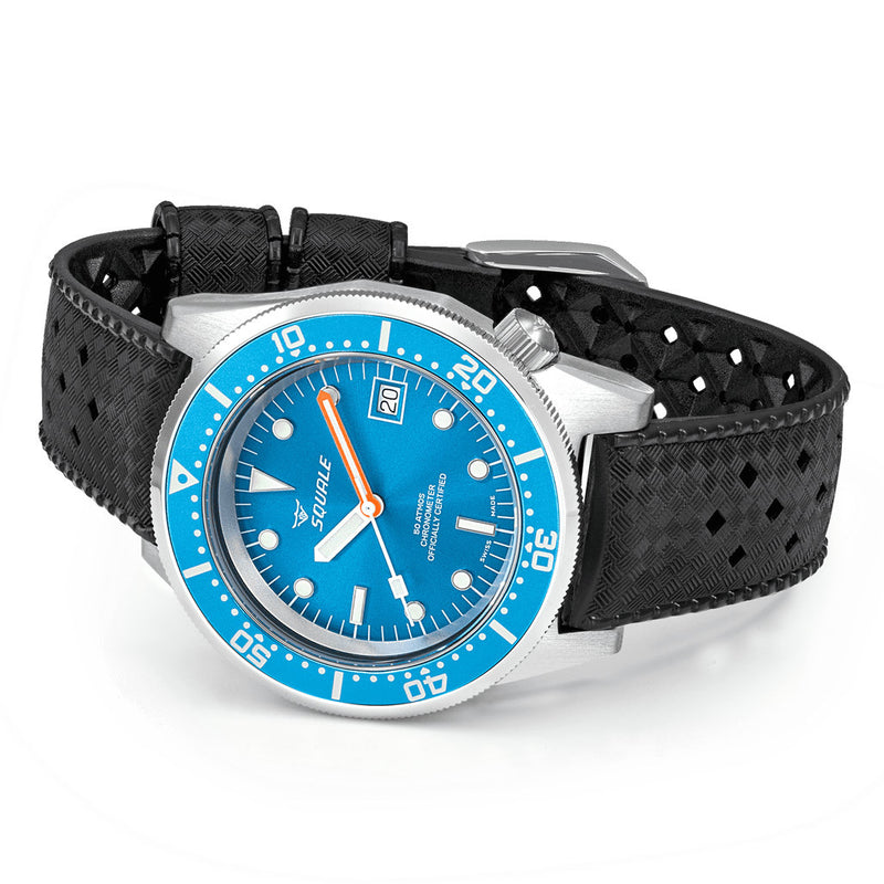 Squale 1521 Ocean COSC Certified Chronometer 500 meter Dive Watch #1521COSOCN.HT side