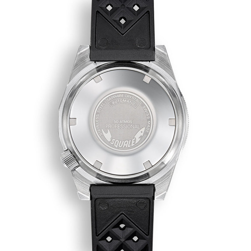 Squale 1521 Ocean COSC Certified Chronometer 500 meter Dive Watch #1521COSOCN.HT back