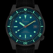 Squale 1521 Ocean COSC Certified Chronometer 500 meter Dive Watch #1521COSOCN.HT lume