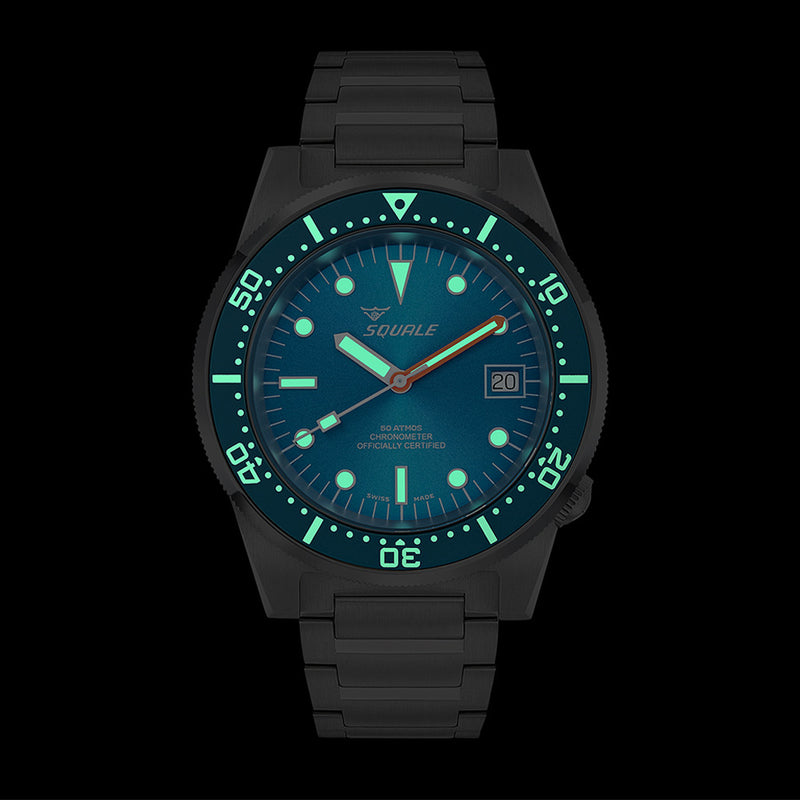 Squale 1521 Ocean COSC Certified Chronometer 50 Atmos Dive Watch #1521COSOCN.SQ20B