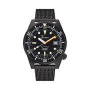 Squale 50 Atmos Swiss Dive watch with DLC Black Case #1521DLCBK.MEPVD20