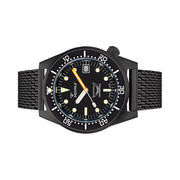 Squale 50 Atmos Swiss Dive watch with DLC Black Case #1521DLCBK.MEPVD20