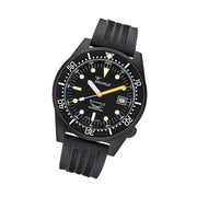 Squale 50 Atmos Swiss Dive watch with DLC Black Case #1521DLCBK.VO