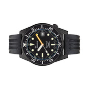 Squale 50 Atmos Swiss Dive watch with DLC Black Case #1521DLCBK.VO