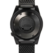 Squale 50 Atmos Dive watch with DLC Black Case and Orange Superluminova Dial #1521DLCFOR.MEPVD20
