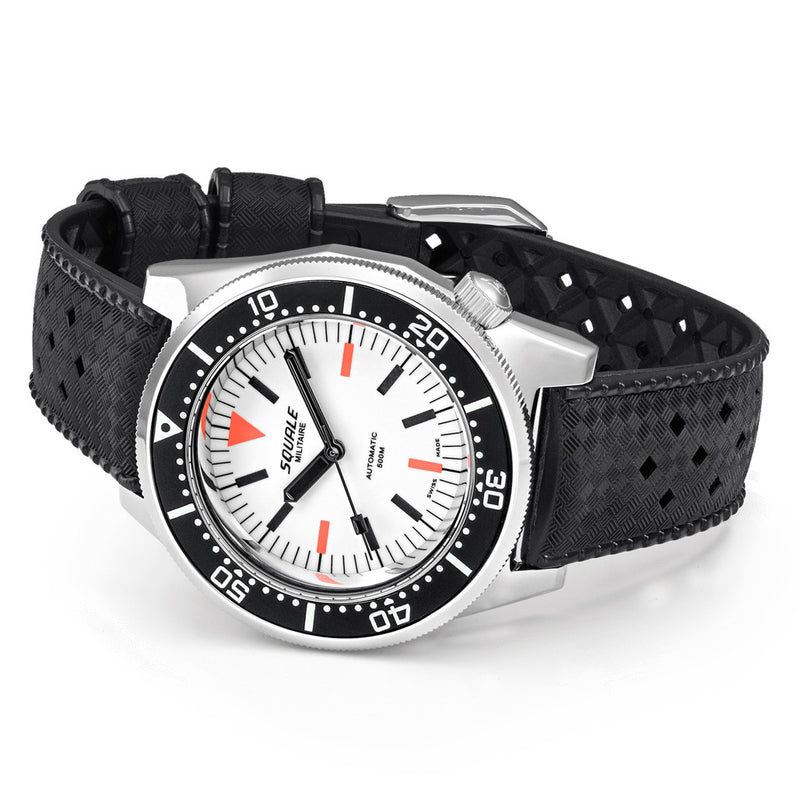 Squale Militaire 500 Meter Swiss Automatic Dive Watch with Full Lume Dial #1521LUMIWT.HT