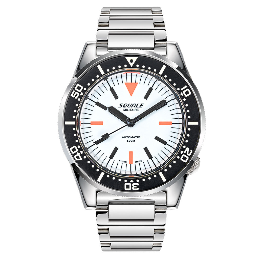 ムク　SAR Squale Militaire 50 Atmos Swiss Dive Watch with Full Lume Dial