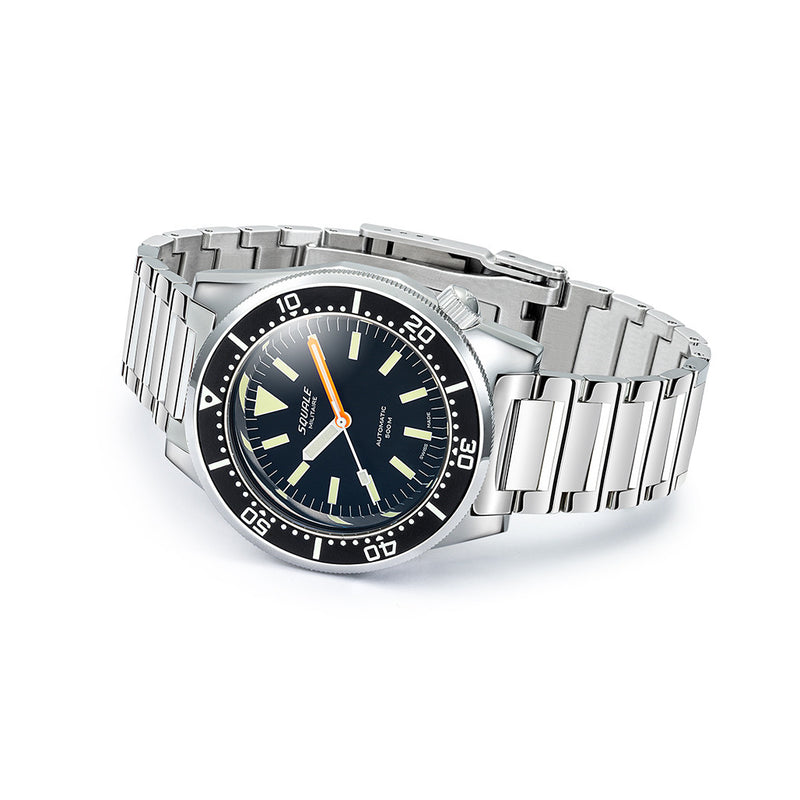 Squale Militaire 50 Atmos Swiss Dive Watch with Polished Case #1521MIL.SQ20L