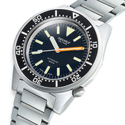 Squale Militaire 50 Atmos Swiss Dive Watch with Blasted Case #1521MILBL.SQ20S