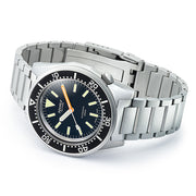 Squale Militaire 50 Atmos Swiss Dive Watch with Blasted Case #1521MILBL.SQ20S