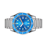 Squale 50 Atmos Swiss Automatic Polished Dive Watch with Blue Dial #1521OCN.SQ20B