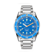 Squale 50 Atmos Swiss Automatic Polished Dive Watch with Blue Dial #1521OCN.SQ20L