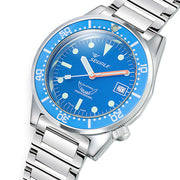 Squale 50 Atmos Swiss Automatic Polished Dive Watch with Blue Dial #1521OCN.SQ20L