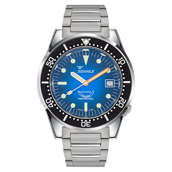 Squale 50 Atmos Profondo Swiss Dive Watch with Blue Ombre Dial #1521PROFD.SQ20L