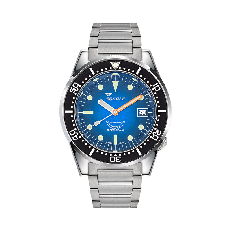 Squale 50 Atmos Profondo Swiss Dive Watch with Blue Ombre Dial #1521PROFD.SQ20L