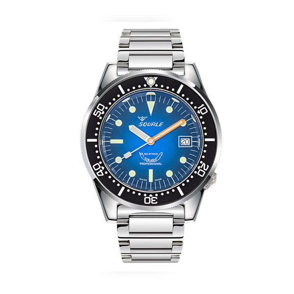 Squale 50 Atmos Profondo Swiss Dive Watch with Blue Ombre Dial #1521PROFD.SQ20L