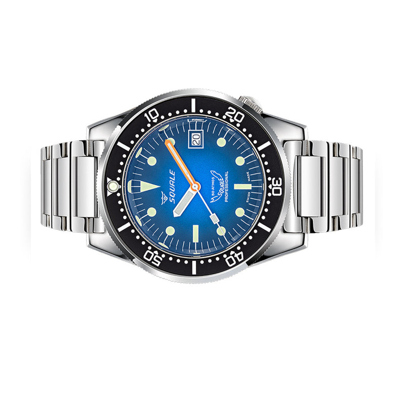 Squale 50 Atmos Profondo Swiss Dive Watch with Blue Ombre Dial #1521PROFD.SQ20L
