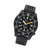 Squale 50 Atmos Swiss  Dive watch with Black Case and Dial #1521PVD.VO