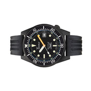 Squale 50 Atmos Swiss  Dive watch with Black Case and Dial #1521PVD.VO