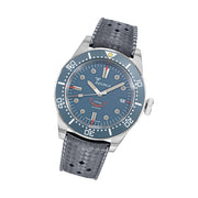 Squale 1545 Grey Dial Dive Watch with Orange Accents and Rubber Strap #1545GG.HTG tilt