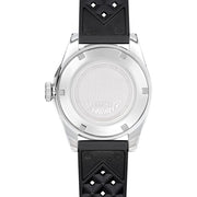 Squale 1545 Black Dial Dive Watch with Orange Accents and Steel Bezel #1545SSBK.HT