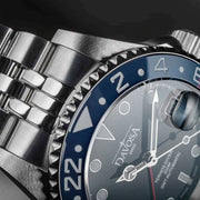 Davosa Swiss Made Ternos Ceramic GMT Automatic with Pepsi Bezel and Pentalink Bracelet #16159006 Lifestyle