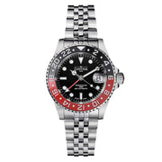 Davosa Swiss Made Ternos Ceramic GMT Automatic with Coke Bezel and Pentalink Bracelet #16159009 Zoom