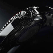 Davosa Swiss Made Ternos Ceramic GMT Automatic with Pepsi Bezel and Trialink Bracelet #16159060 Crown