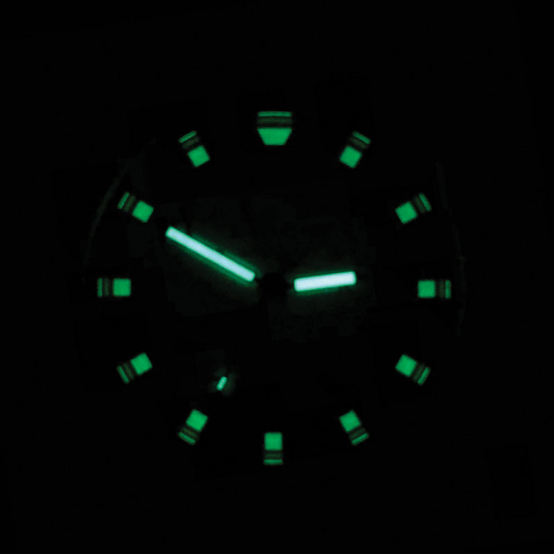 Bertucci A-2A Golden Field Watch with White Dial and Striped Nylon Band #16301 lime