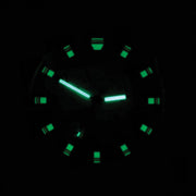 Bertucci A-2A Golden Field Watch with Black Dial and Striped Nylon Band #16303 lime