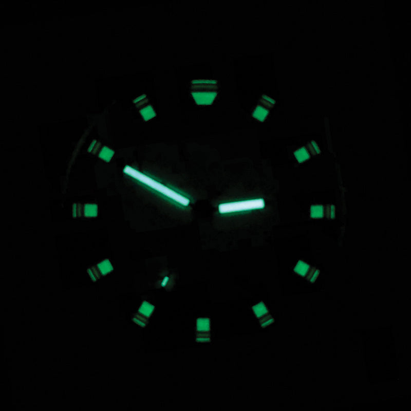 Bertucci A-2A Golden Field Watch with Black Dial and Striped Nylon Band #16303 lime