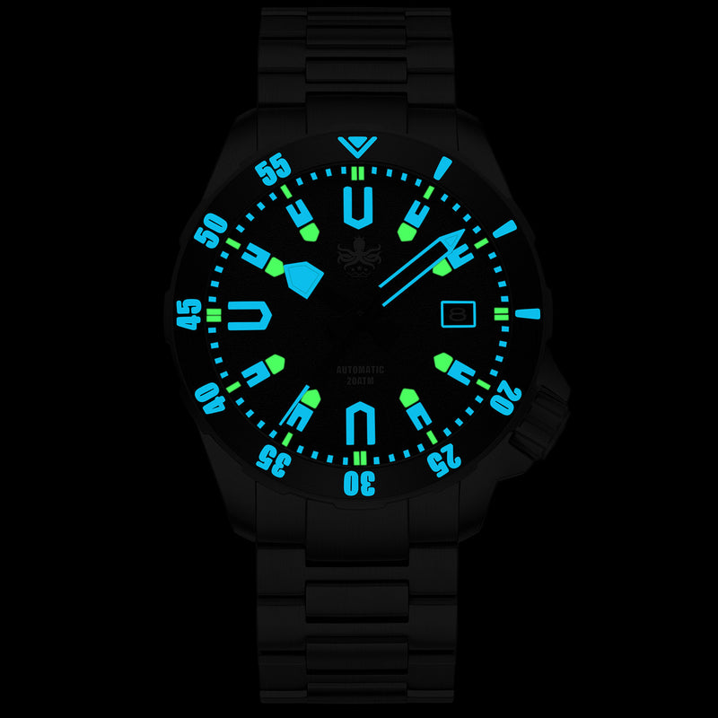Scratch and Dent - PHOIBOS Apollo Titanium 200-Meter Automatic Dive Watch with AR Sapphire Crystal #PY031E