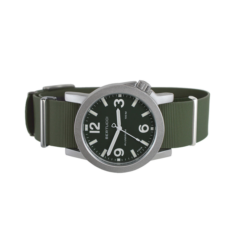 Bertucci Experior Anodized Aluminum Unibody Watch with Italian rubber strap #16509 side