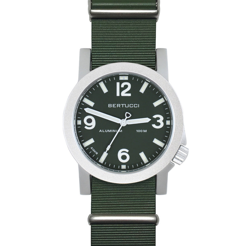 Bertucci Experior Anodized Aluminum Unibody Watch with Italian rubber strap #16509