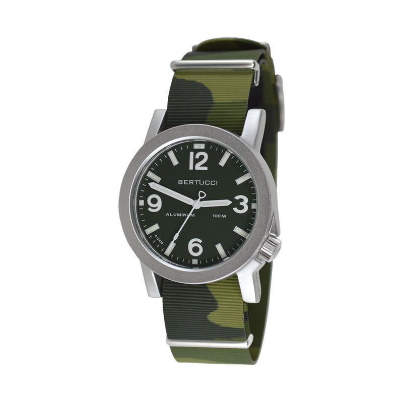 Bertucci Experior Anodized Aluminum Unibody Watch with Italian Rubber Strap #16513