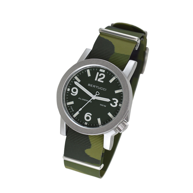 Bertucci Experior Anodized Aluminum Unibody Watch with Italian Rubber Strap #16513