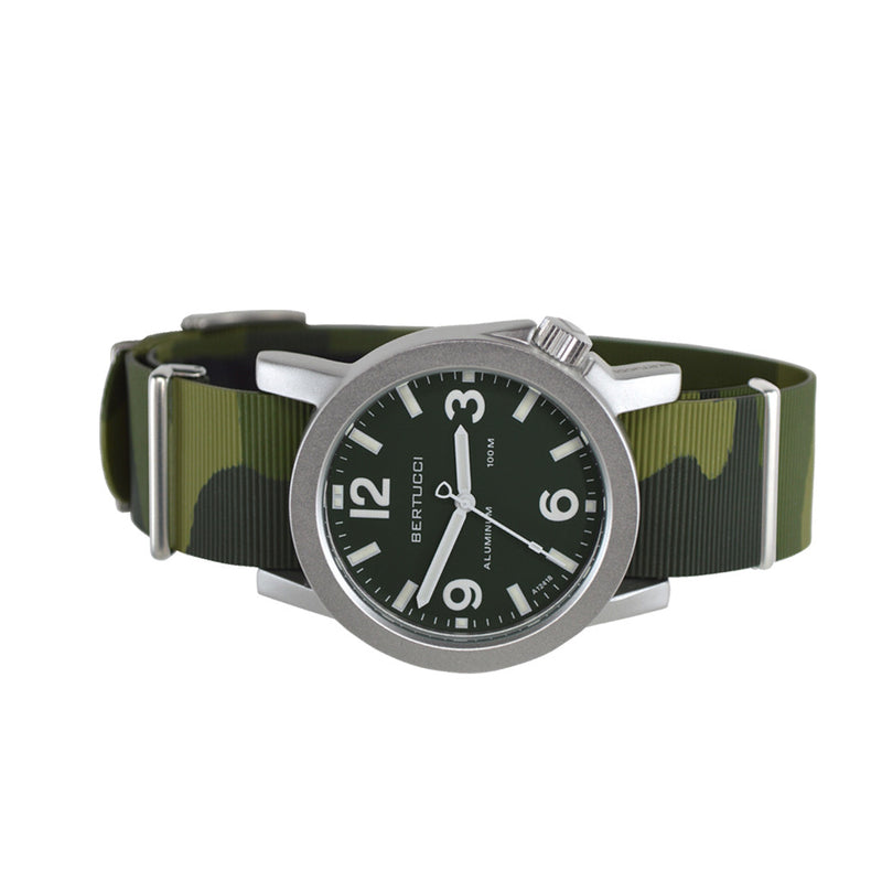 Bertucci Experior Anodized Aluminum Unibody Watch with Italian Rubber Strap #16513