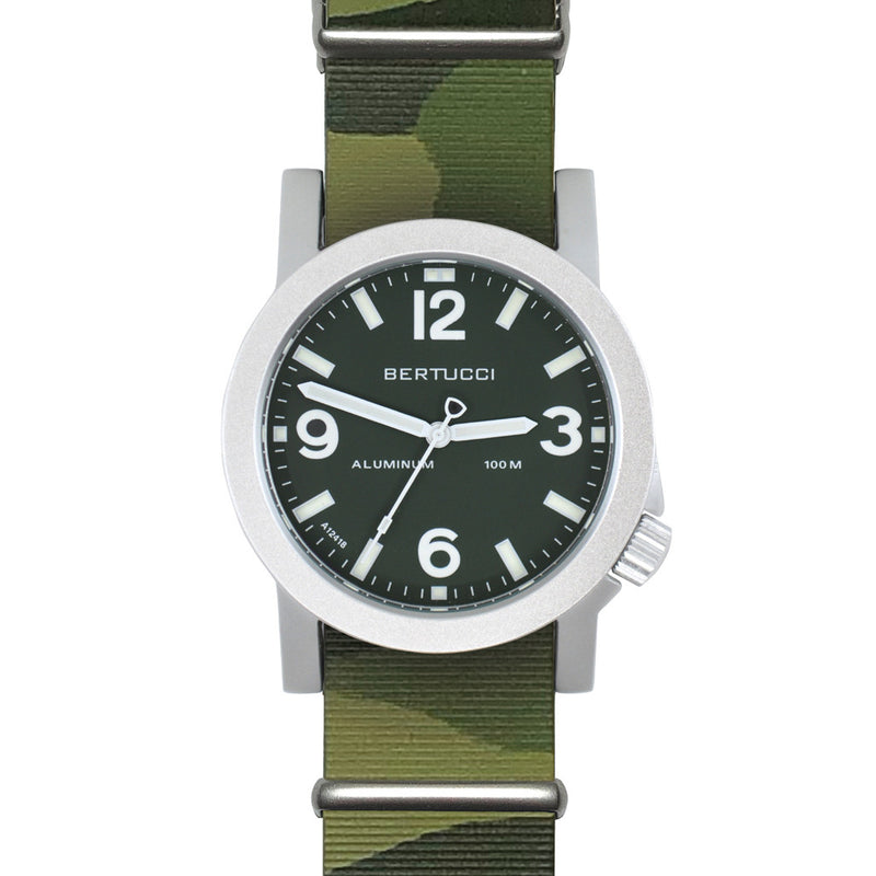 Bertucci Experior Anodized Aluminum Unibody Watch with Italian Rubber Strap #16513