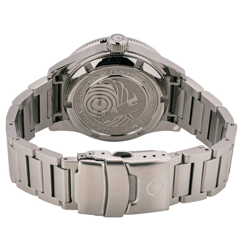 Islander Bayport 40mm Automatic Dive Watch with Black Dial #ISL-119 back