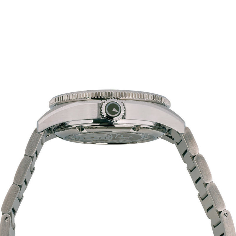 Islander Bayport 40mm Automatic Dive Watch with Black Dial #ISL-119 crown
