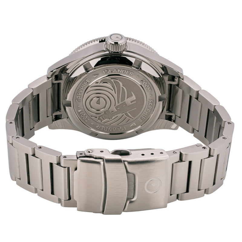 Islander Bayport 40mm Automatic Dive Watch with Black Dial #ISL-119 back