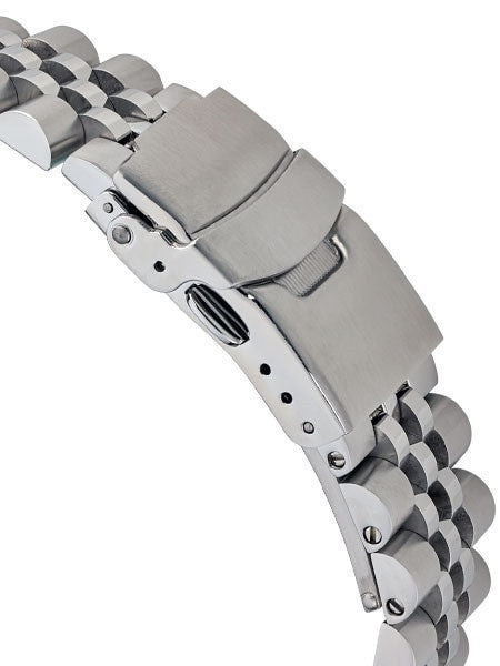 Islander 21mm Brushed and Polished Solid-Link Bracelet for Seiko