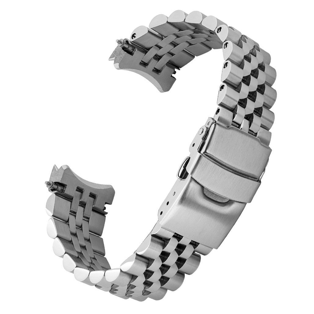 Islander 20mm Brushed and Polished Solid-Link Bracelet for Seiko