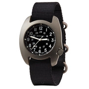 Bertucci D-3T Retroform Epic Field Watch with Black Dial and Black Nylon Strap #17015 zoom