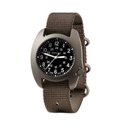 Bertucci D-3T Retroform Epic Field Watch with Black Dial and Ghost Gray Nylon Strap #17017