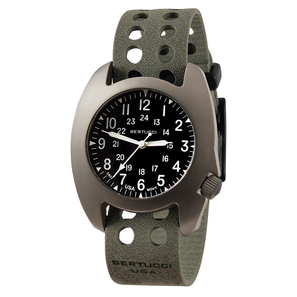 Bertucci D-3T Retroform Epic Field Watch with Black Dial and