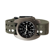 Bertucci D-3T Retroform Epic Field Watch with Black Dial and Tridura Strap #17022