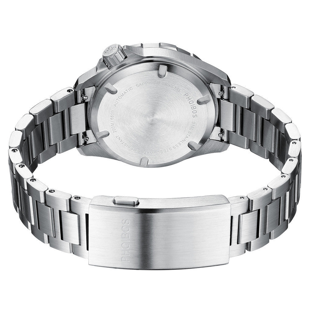 PHOIBOS APOLLO 200M Automatic Diver With Matte White Dial #PY056E