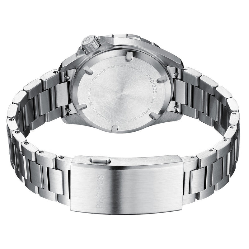 PHOIBOS APOLLO 200M Automatic Diver With Matte White Dial #PY056E